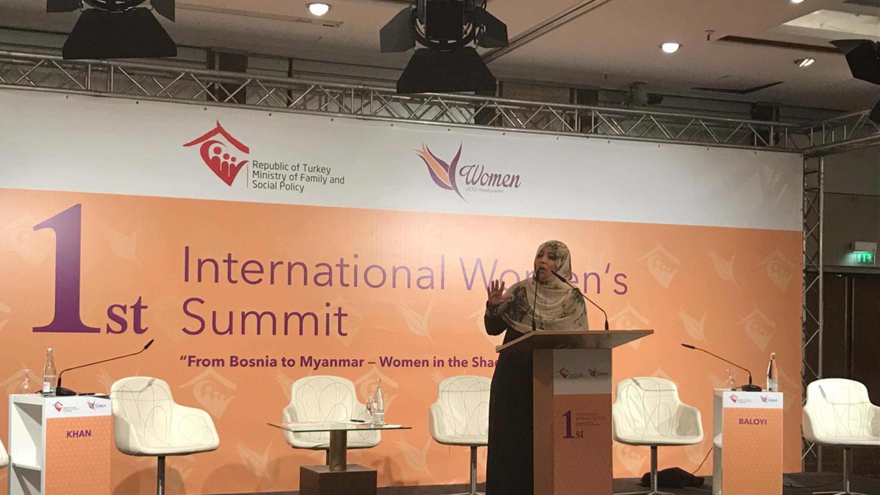 Nobel Peace laureate participates in International Women’s 1st Summit in Germany